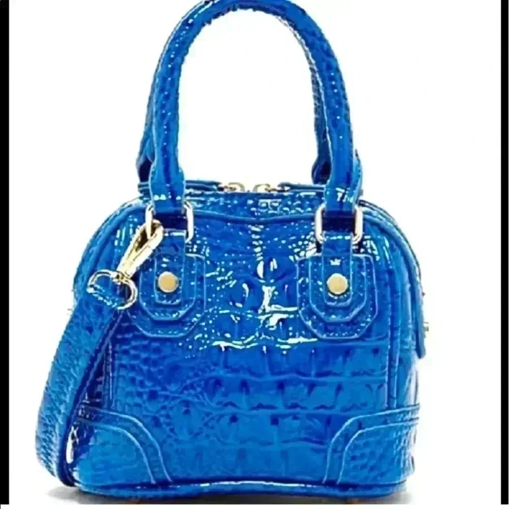 "Sam" Blue ADORABLE Mini Satchel